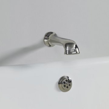 Rockwell Bath Wall Spout - Cast - Two Lengths
