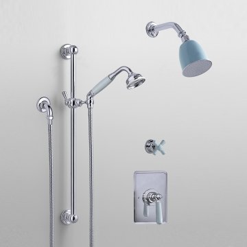 Rockwell Shower Layout RW2 with Mixer and Colour Options