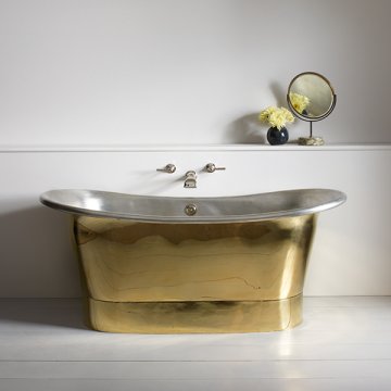 Martha Bath - Tinned Interior & Brass Exterior