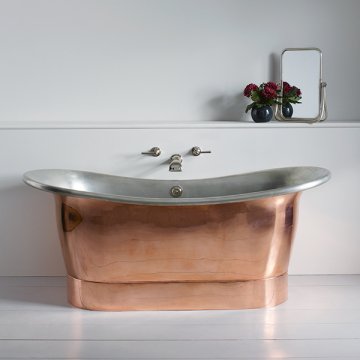Martha Bath - Tinned Interior & Copper Exterior