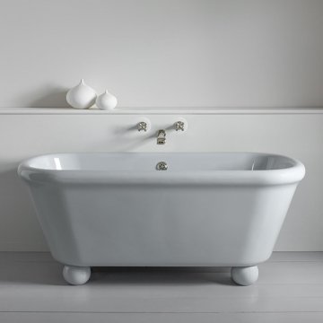 Rockwell bath in Seattle Grey with matching feet 1700 x 800mm