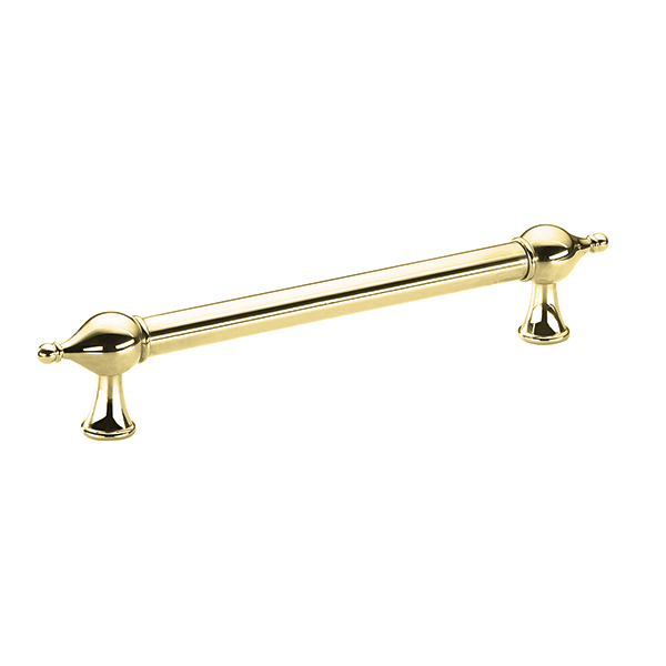 Armac Martin - 2 x Belgrave Cabinet Pull Handles 160mm in Polished Brass Gloss Lacquered C579