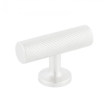 Armac Martin - 5 x  Sparkbrook T-bar cabinet pulls 55mm in Matte White Lacquer