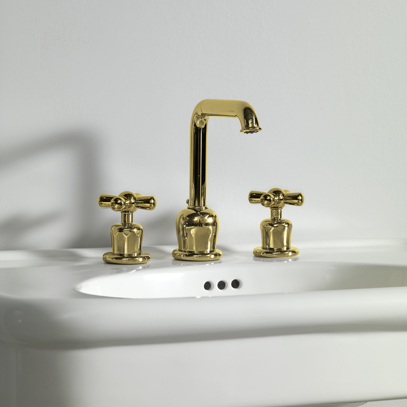 The Water Monopoly - Rockwell 3 hole basin mixer with high spout ...