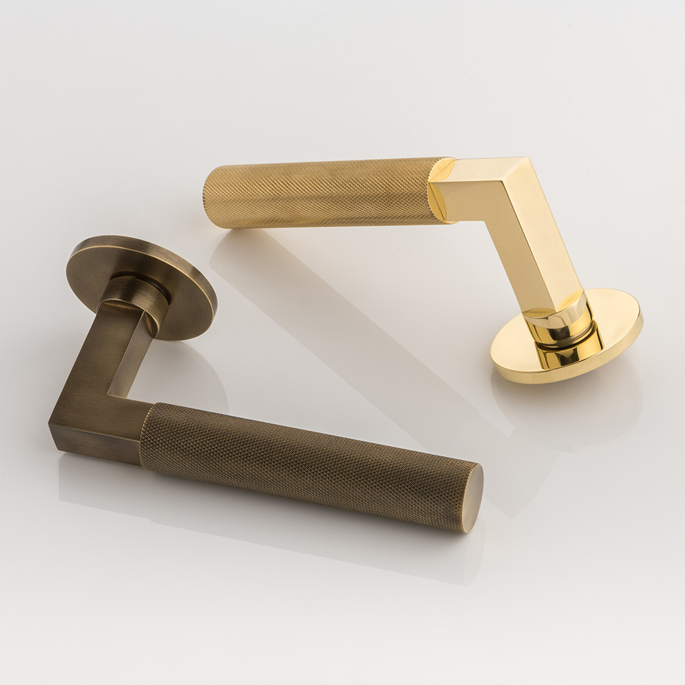 Joseph Giles Door handle - Antique brass - Model LV1142 - Door